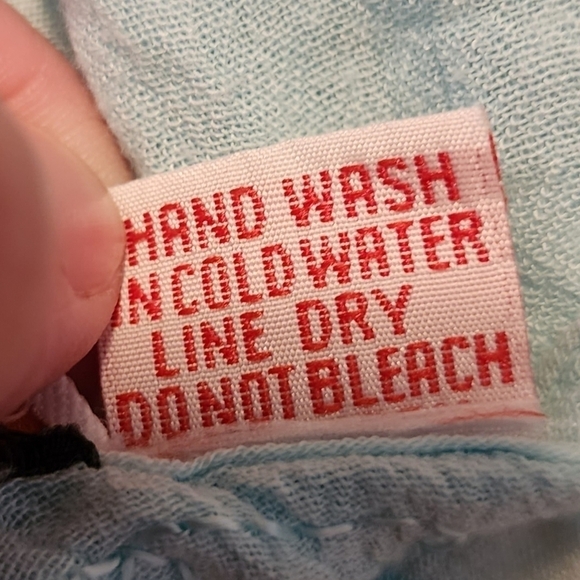 Raya Sun Blue White Tie Dye Embroidered Sleeveless Dress Toddler 4T Hawaiian EUC - Picture 6 of 7